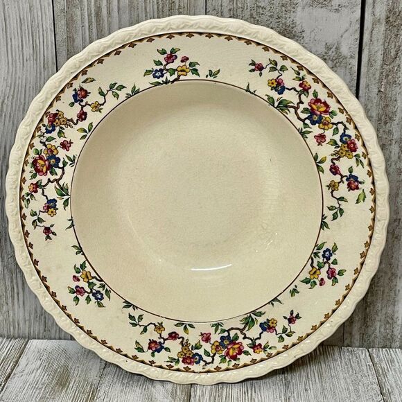 Vintage Myott Staffordshire Rosemere 7 Pieces Plates Bowl Teacup Saucer - Picture 6 of 14